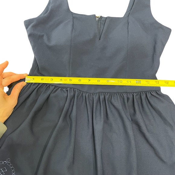 Mi Ami Short Navy Dress Eyelet Lace size m - Picture 12 of 15